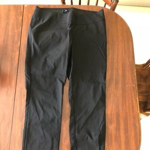 Stoosh Plus Size Straight Leg Black Pants
